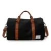 Polyester Weekend and Gym Duffel with Eight Color Options Black color SKU reference