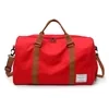 Polyester Weekend and Gym Duffel with Eight Color Options Red color SKU reference