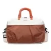 25L Polyester Gym & Travel Duffel with Dry/Wet Pocket White color SKU reference