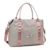 30L Oxford Travel Tote with Dry/Wet Pocket Gray & pink · ref 2 SKU overview reference