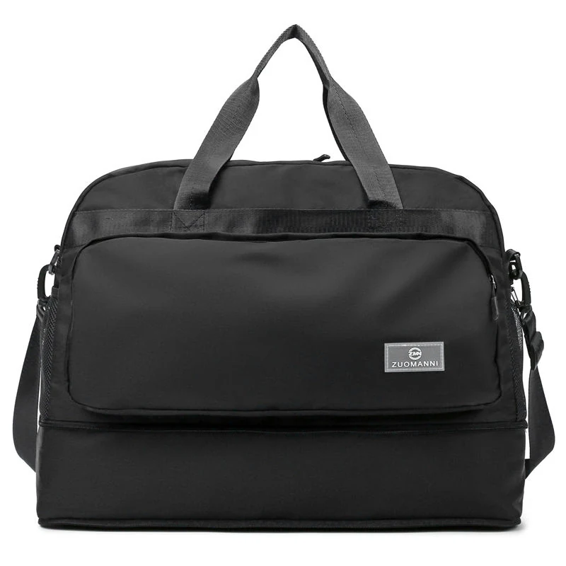 Expandable Polyester Travel Duffel with Luggage Sleeve product reference image