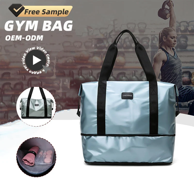 Pearlescent Expandable Weekender Tote with Wet/Dry Storage product reference image
