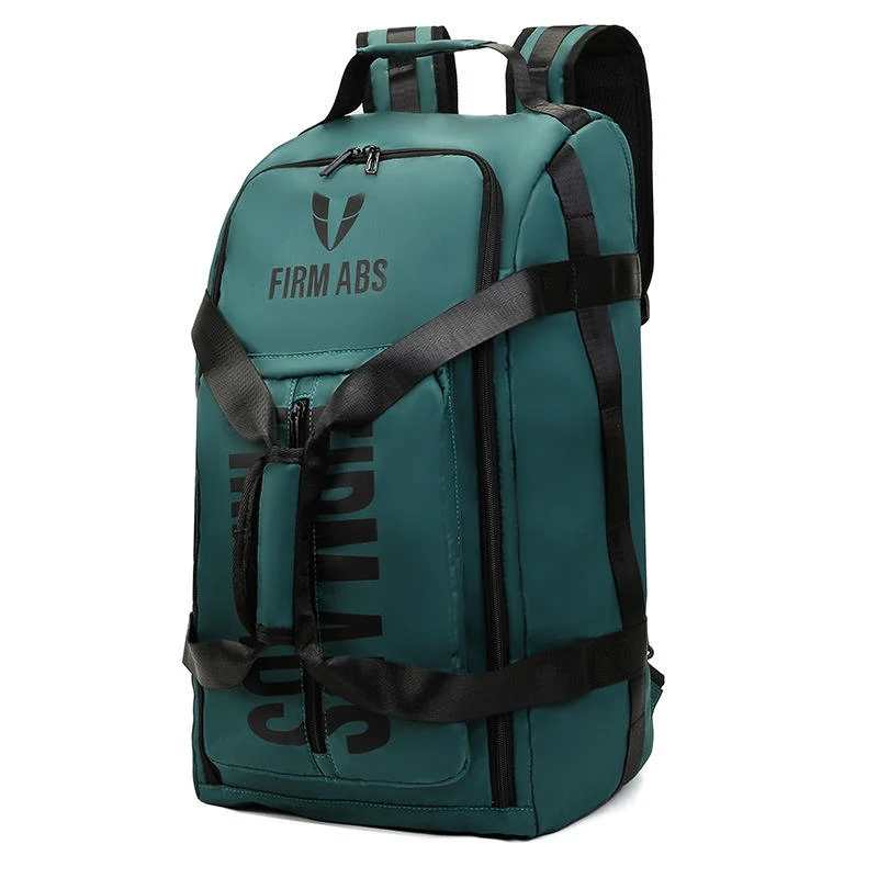 Sports Travel Backpack with Separate Shoe Compartment Green color SKU reference