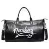 Expandable PU Gym and Travel Duffel with Shoulder Strap Color option 02 color SKU reference