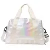 30L Pearlescent Polyester Weekender with Shoe and Dry-Wet Storage Color option 04 color SKU reference
