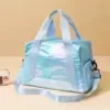 30L Pearlescent Polyester Weekender with Shoe and Dry-Wet Storage Color option 06 color SKU reference