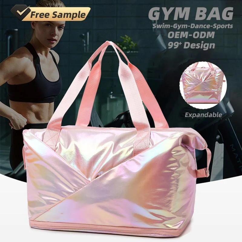 Expandable Pearlescent Oxford Travel Duffel product reference image