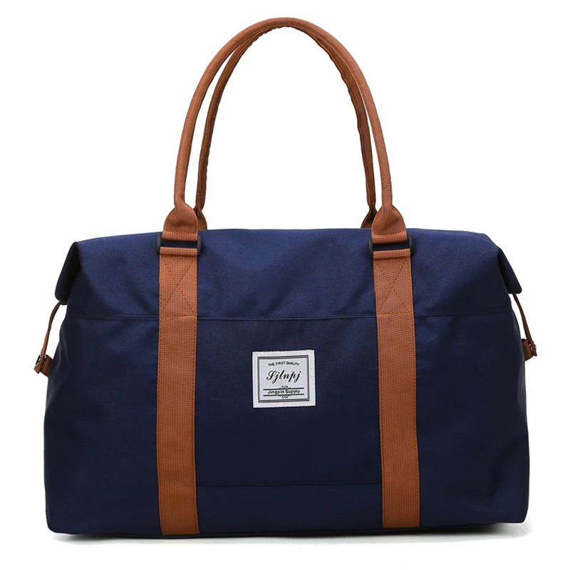 Two-Size Oxford Weekender with Trolley Sleeve Navy color SKU reference
