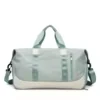 Large-Capacity Gym & Travel Duffel with Shoe Compartment Light green color SKU reference