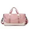 Large-Capacity Gym & Travel Duffel with Shoe Compartment Pink color SKU reference