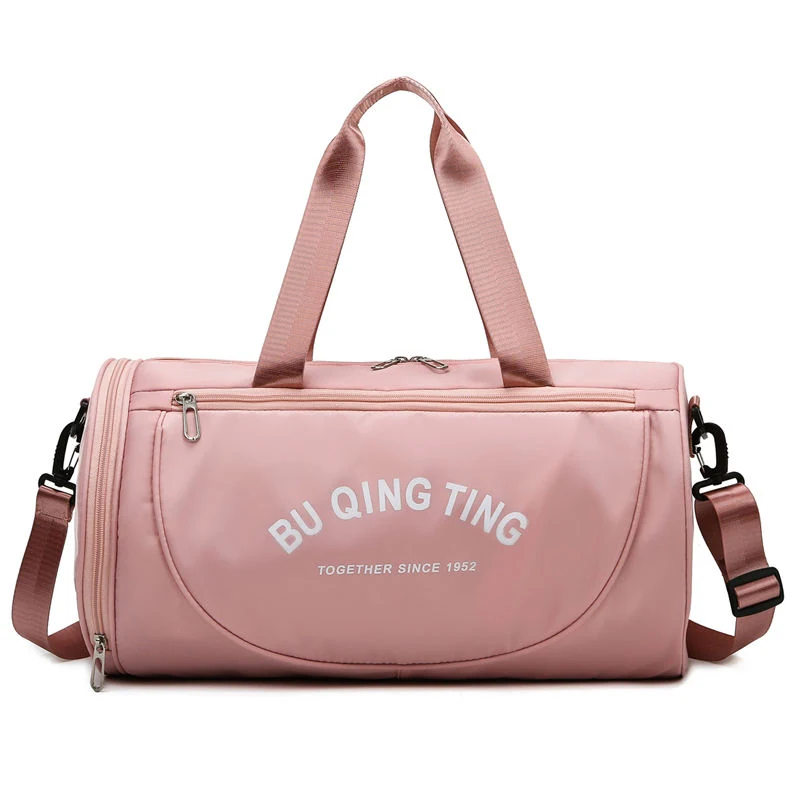 Oxford Weekender with Independent Shoe Compartment Pink color SKU reference