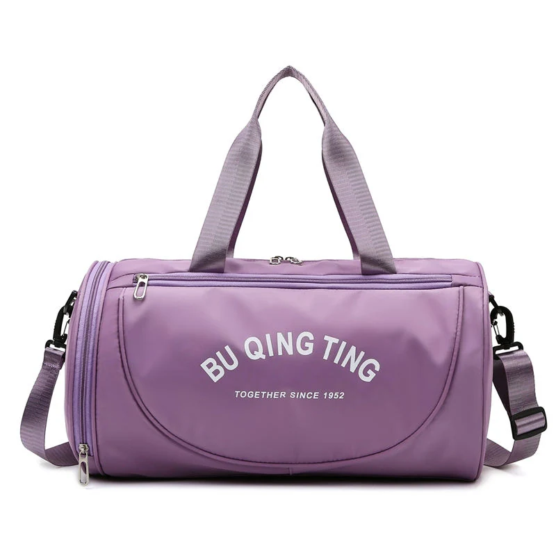 Oxford Weekender with Independent Shoe Compartment Purple color SKU reference