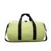 Nylon Travel Duffel with Side Pocket and Adjustable Strap Green color SKU reference