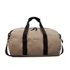Nylon Travel Duffel with Side Pocket and Adjustable Strap Khaki color SKU reference