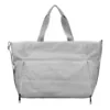 Polyester Gym Weekender Tote with Wet/Dry Storage Gray color SKU reference