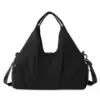 Nylon Gym & Travel Duffel with Shoe and Wet/Dry Storage Black color SKU reference