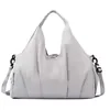 Nylon Gym & Travel Duffel with Shoe and Wet/Dry Storage Gray color SKU reference