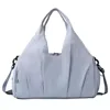 Nylon Gym & Travel Duffel with Shoe and Wet/Dry Storage Blue color SKU reference