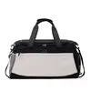 Oxford Travel Duffel with Shoe Compartment and Front Pocket Black color SKU reference