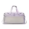 Oxford Travel Duffel with Shoe Compartment and Front Pocket Purple color SKU reference