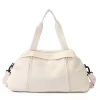 20–35 L Oxford Gym & Travel Tote with Wet/Dry Pocket White color SKU reference