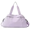 20–35 L Oxford Gym & Travel Tote with Wet/Dry Pocket Purple color SKU reference