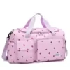 Oxford Travel Duffel with Front Pocket and Shoe Compartment Purple color SKU reference