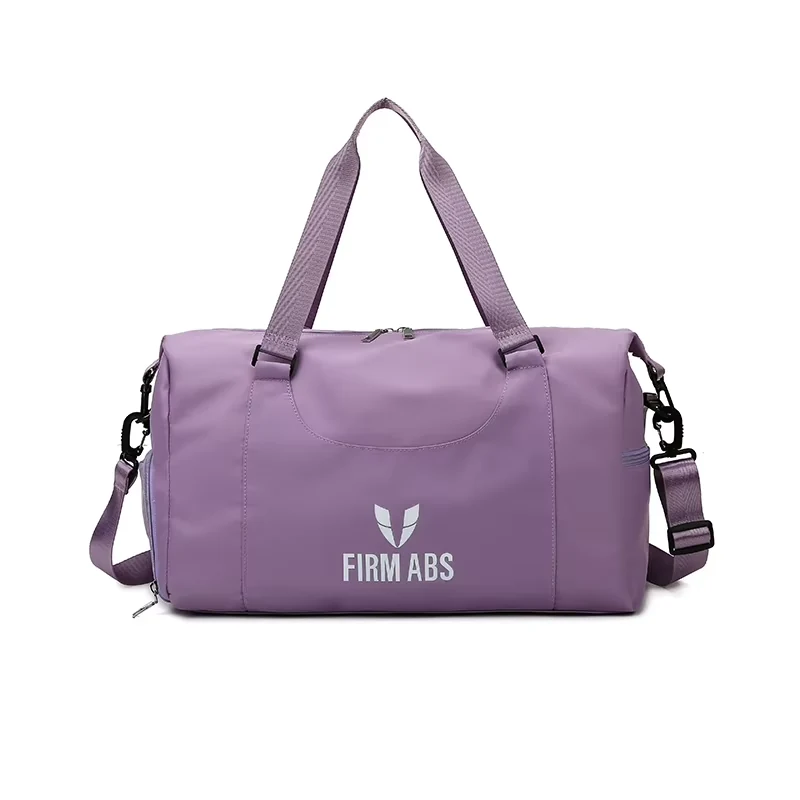 25L Travel Duffel Tote with Shoe & Wet/Dry Storage Purple color SKU reference