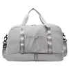 Oxford Travel Duffel with Shoe Compartment and Trolley Sleeve Gray color SKU reference