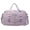 Oxford Travel Duffel with Shoe Compartment and Trolley Sleeve Purple color SKU reference