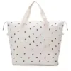 Expandable Fruit-Print Oxford Travel Duffel White color SKU reference