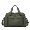Expandable Oxford Travel Duffel with Wet/Dry and Shoe Storage Army Green color SKU reference