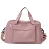 Expandable Oxford Travel Duffel with Wet/Dry and Shoe Storage Pink color SKU reference