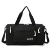 Oxford Travel Duffel with Shoe Compartment and Wet/Dry Pocket Black color SKU reference