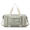 Oxford Travel Duffel with Shoe Compartment and Wet/Dry Pocket Green color SKU reference