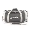 Nylon Gym Duffel with Dry-Wet Pocket and Shoe Storage Gray color SKU reference