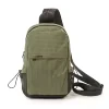 6L Nylon Sling Backpack with Adjustable Strap Green color SKU reference