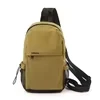 6L Nylon Sling Backpack with Adjustable Strap Khaki color SKU reference