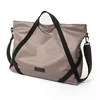 18L PU Crossbody Travel Bag with Security Pocket Rose gold color SKU reference