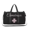 Camouflage Oxford Travel Duffel with Adjustable Strap Black color SKU reference