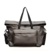 Polyester Weekender with Luggage Pass-Through and Storage Pockets Khaki color SKU reference