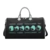 Travel Duffel with Dry-Wet Pocket and Adjustable Strap Black color SKU reference