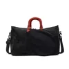 25L Polyester Badminton Bag with Dry-Wet Pocket Black color SKU reference