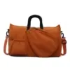 25L Polyester Badminton Bag with Dry-Wet Pocket Orange color SKU reference