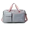 Large-Capacity Dry/Wet Travel Duffel with Shoe Compartment Gray color SKU reference