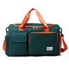 Large-Capacity Dry/Wet Travel Duffel with Shoe Compartment Emerald color SKU reference