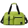 Large Weekender Duffel with Shoe Compartment and Yoga Mat Strap Green color SKU reference