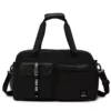 Large Weekender Duffel with Shoe Compartment and Yoga Mat Strap Black color SKU reference
