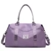 8-Color Travel Duffel with Bottle Pocket and Yoga Mat Strap Purple color SKU reference