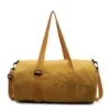 27L Embroidered Weekender Duffel with Zipper Yellow color SKU reference